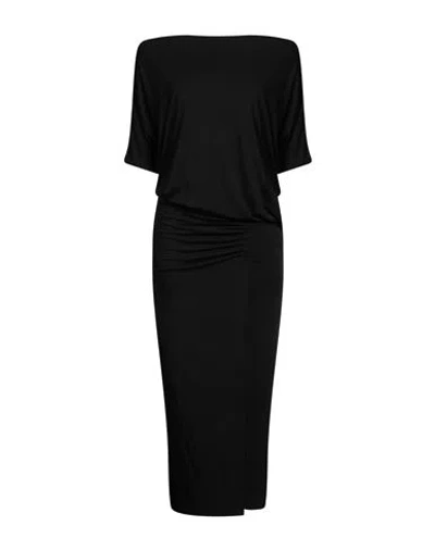 Imperial Woman Maxi Dress Black Size S Viscose, Elastane