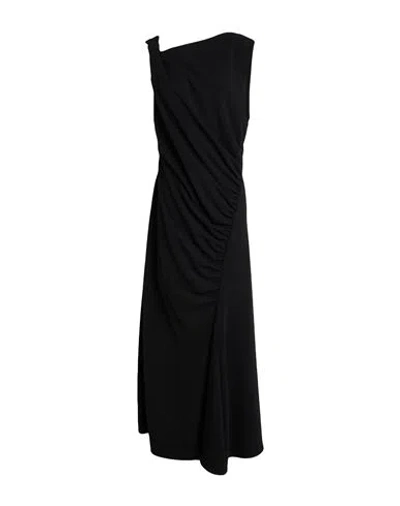 Imperial Woman Maxi Dress Black Size Xs Polyester, Elastane