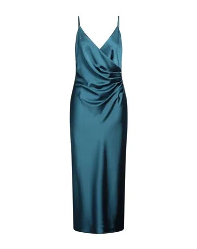 Imperial Woman Maxi Dress Deep Jade Size M Polyester In Green