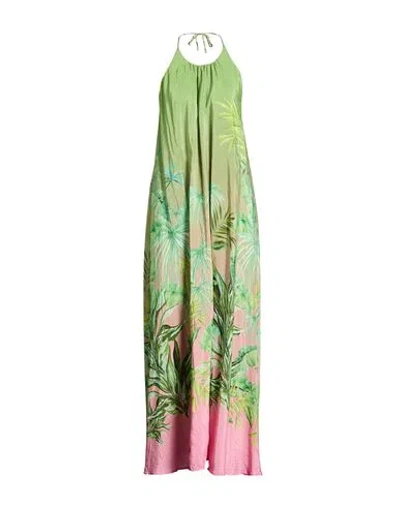 Imperial Woman Maxi Dress Green Size M Viscose