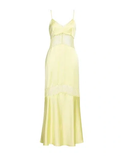 Imperial Woman Maxi Dress Pastel Yellow Size S Polyester