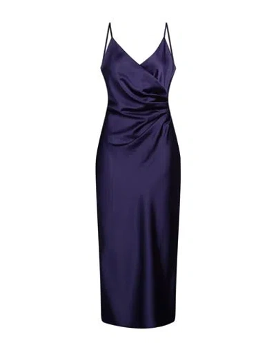 Imperial Woman Maxi Dress Purple Size M Polyester