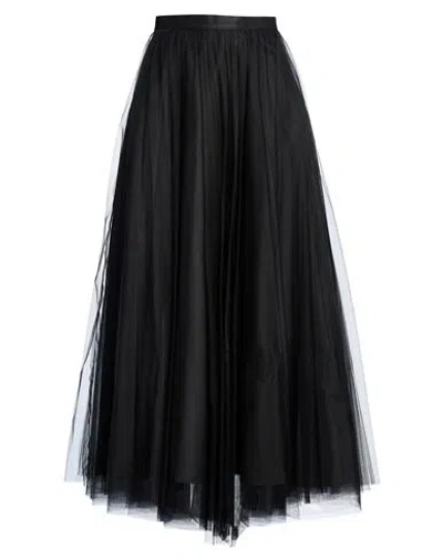 Imperial Woman Maxi Skirt Black Size M Polyester