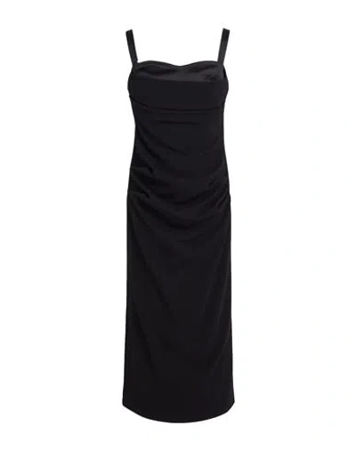 Imperial Woman Midi Dress Black Size S Polyester, Elastane