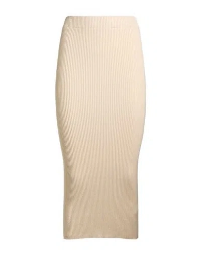 Imperial Woman Midi Skirt Beige Size Onesize Cotton