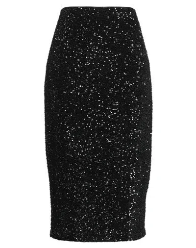 Imperial Woman Midi Skirt Black Size M Polyester