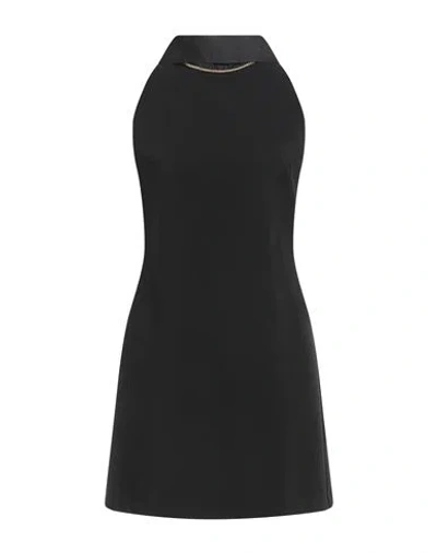 Imperial Woman Mini Dress Black Size M Polyester, Elastane