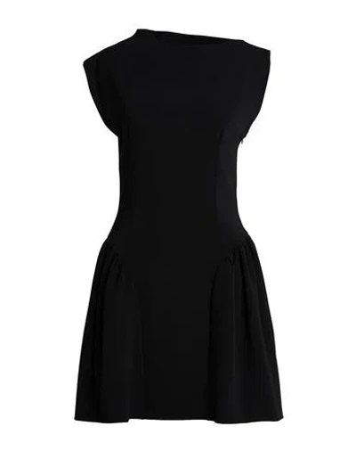Imperial Women's Short Sleeveless Waist Dress  In Black