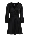 Imperial Woman Mini Dress Black Size S Polyester, Elastane