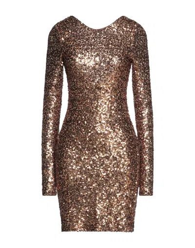Imperial Short Dresses In Bronze