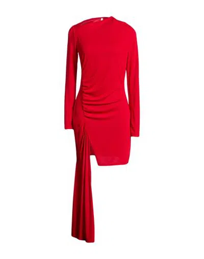 Imperial Woman Mini Dress Red Size Xs Polyester, Elastane