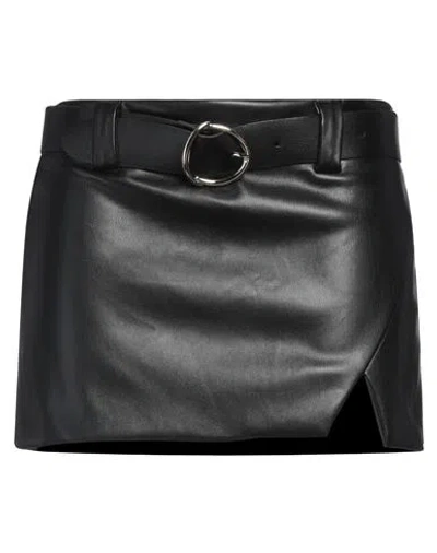Imperial Woman Mini Skirt Black Size M Polyester, Polyurethane