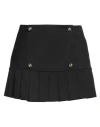 Imperial Woman Mini Skirt Black Size M Polyester, Viscose, Elastane