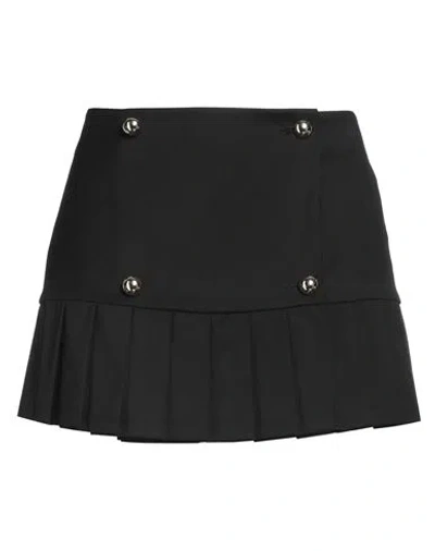 Imperial Woman Mini Skirt Black Size M Polyester, Viscose, Elastane