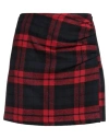 Imperial Woman Mini Skirt Red Size L Acrylic, Polyester, Cotton, Viscose In Red