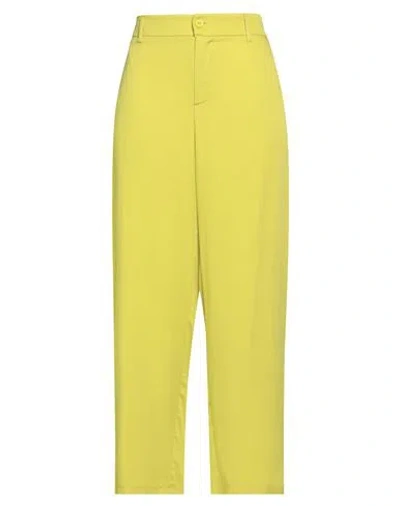 Imperial Woman Pants Lime Green Size L Viscose