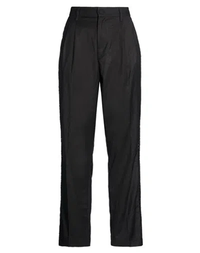 Imperial Woman Pants Black Size 12 Polyester, Viscose, Elastane