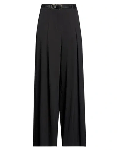 Imperial Woman Pants Black Size M Polyester, Elastane