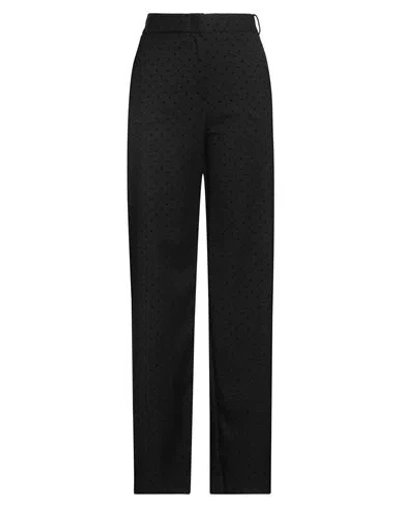 Imperial Woman Pants Black Size M Polyester, Viscose, Elastane