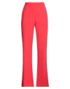 Imperial Woman Pants Coral Size Xs Polyester, Elastane In Red