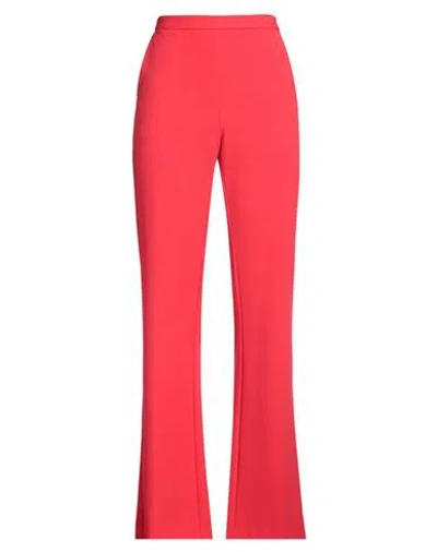 Imperial Woman Pants Coral Size Xs Polyester, Elastane In Red