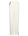 IMPERIAL IMPERIAL WOMAN PANTS CREAM SIZE L POLYESTER, ELASTANE