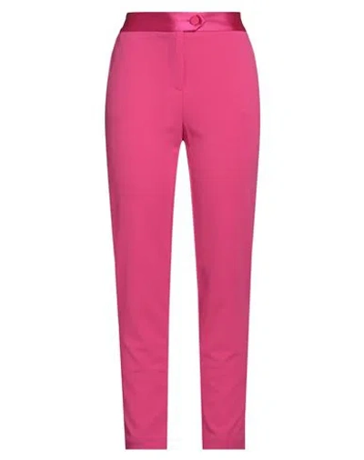 IMPERIAL IMPERIAL WOMAN PANTS FUCHSIA SIZE M POLYESTER, ELASTANE 