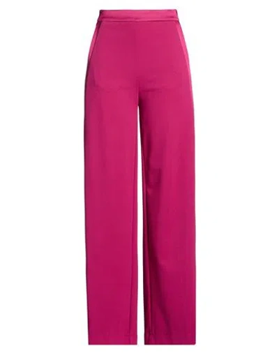 Imperial Woman Pants Garnet Size M Polyester, Elastane In Pink