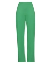 Imperial Woman Pants Green Size L Viscose, Polyamide, Elastane In Green