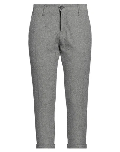 Imperial Woman Pants Grey Size 8 Cotton, Polyester, Elastane In Gray