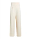 Imperial Woman Pants Ivory Size S Polyester, Elastane In White