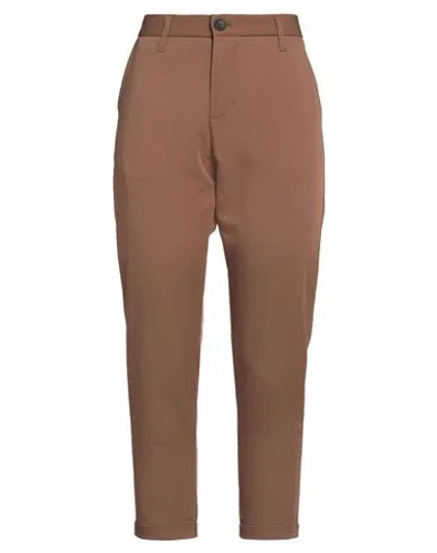 Imperial Woman Pants Camel Size 16 Polyester, Viscose, Elastane In Beige