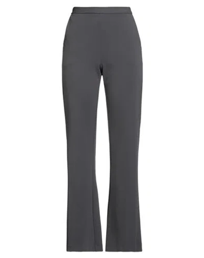 Imperial Woman Pants Lead Size Xl Polyester, Elastane In Gray