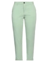 Imperial Woman Pants Light Green Size 12 Polyester, Viscose, Elastane In Green