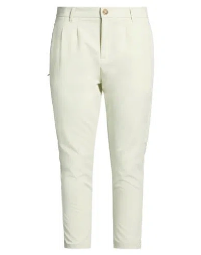 Imperial Woman Pants Light Green Size 6 Polyester, Viscose, Elastane In White