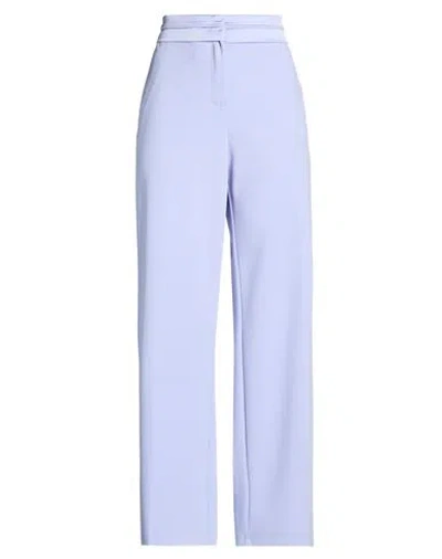 Imperial Woman Pants Lilac Size S Polyester, Elastane In Purple