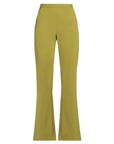 Imperial Woman Pants Military Green Size L Polyester, Elastane