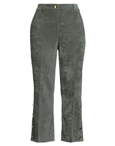 Imperial Woman Pants Military Green Size M Polyester, Polyamide, Elastane