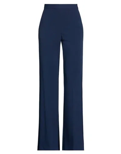 Imperial Woman Pants Navy Size Xs Polyester, Elastane In Blue
