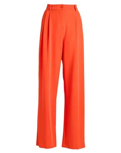 Imperial Woman Pants Orange Size S Polyester, Viscose, Elastane