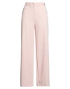Imperial Woman Pants Pink Size Xs Polyester, Viscose, Elastane, Acetate In Purple