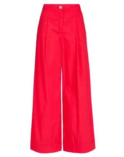 Imperial Woman Pants Red Size M Cotton
