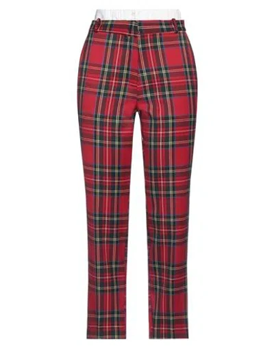 Imperial Woman Pants Red Size S Polyester, Elastane