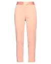 Imperial Woman Pants Salmon Pink Size L Polyester, Elastane