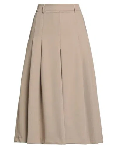 Imperial Woman Pants Sand Size L Polyester, Viscose, Elastane In Neutral
