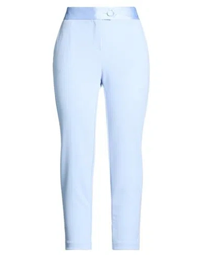 Imperial Woman Pants Sky Blue Size S Polyester, Elastane