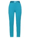 Imperial Woman Pants Turquoise Size L Polyester, Elastane In Turquoise