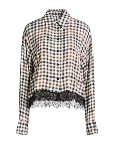 Imperial Woman Shirt Black Size S Viscose In Multi