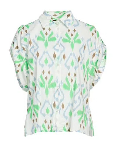 Imperial Woman Shirt Light Green Size Xs Cotton