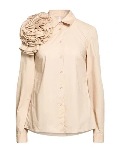 Imperial Woman Shirt Sand Size S Cotton In Multi